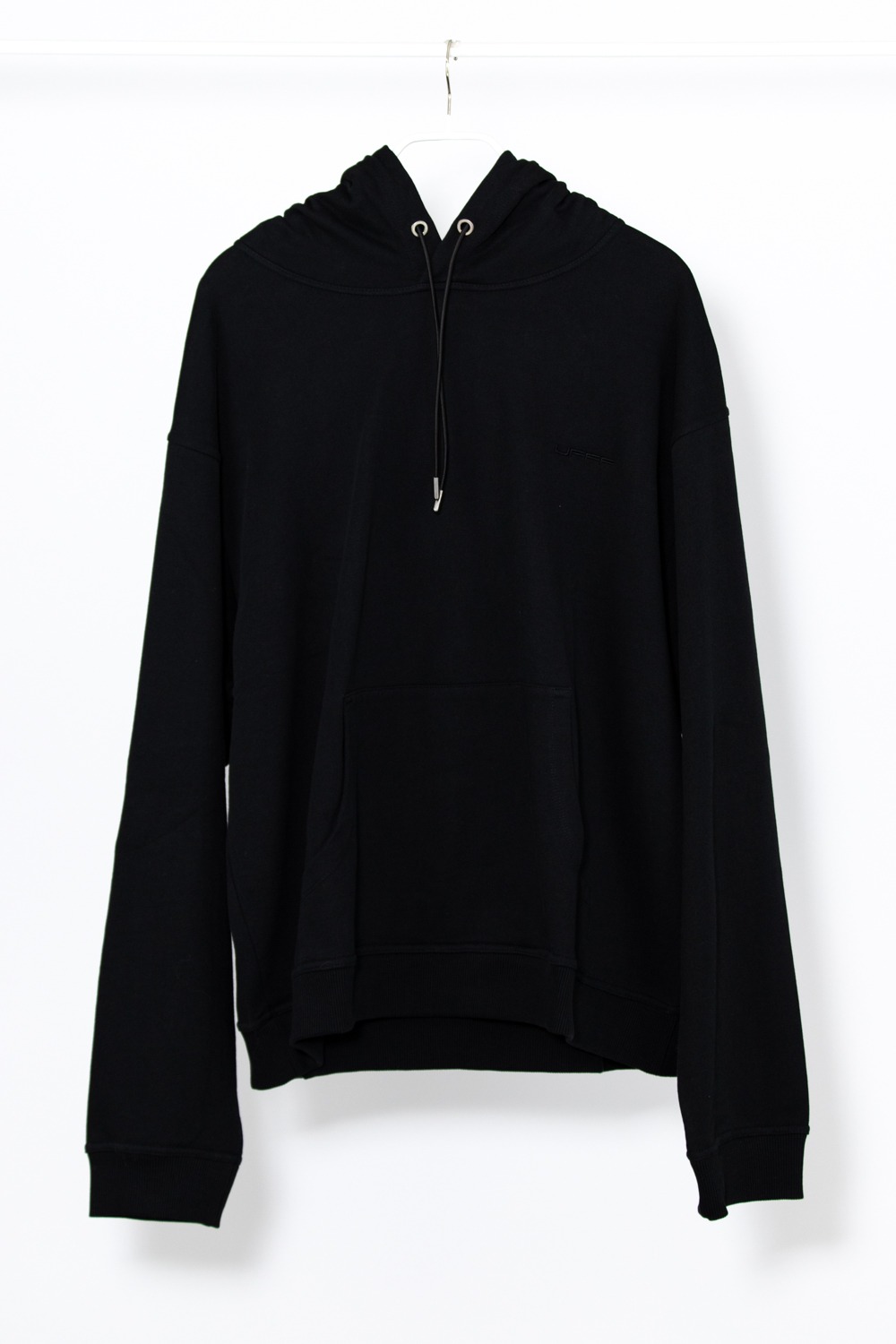 UFFF Hoodie in Schwarz mit Stickerei