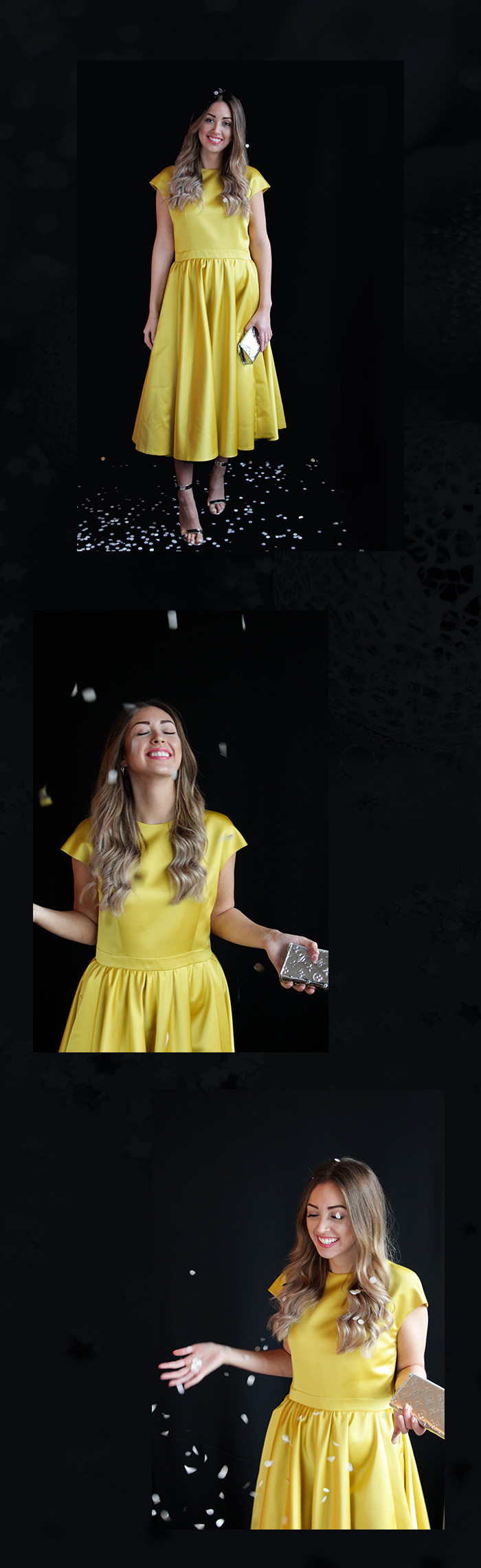 Party-Looks für Silvester: Gelbes Kleid von Rochas