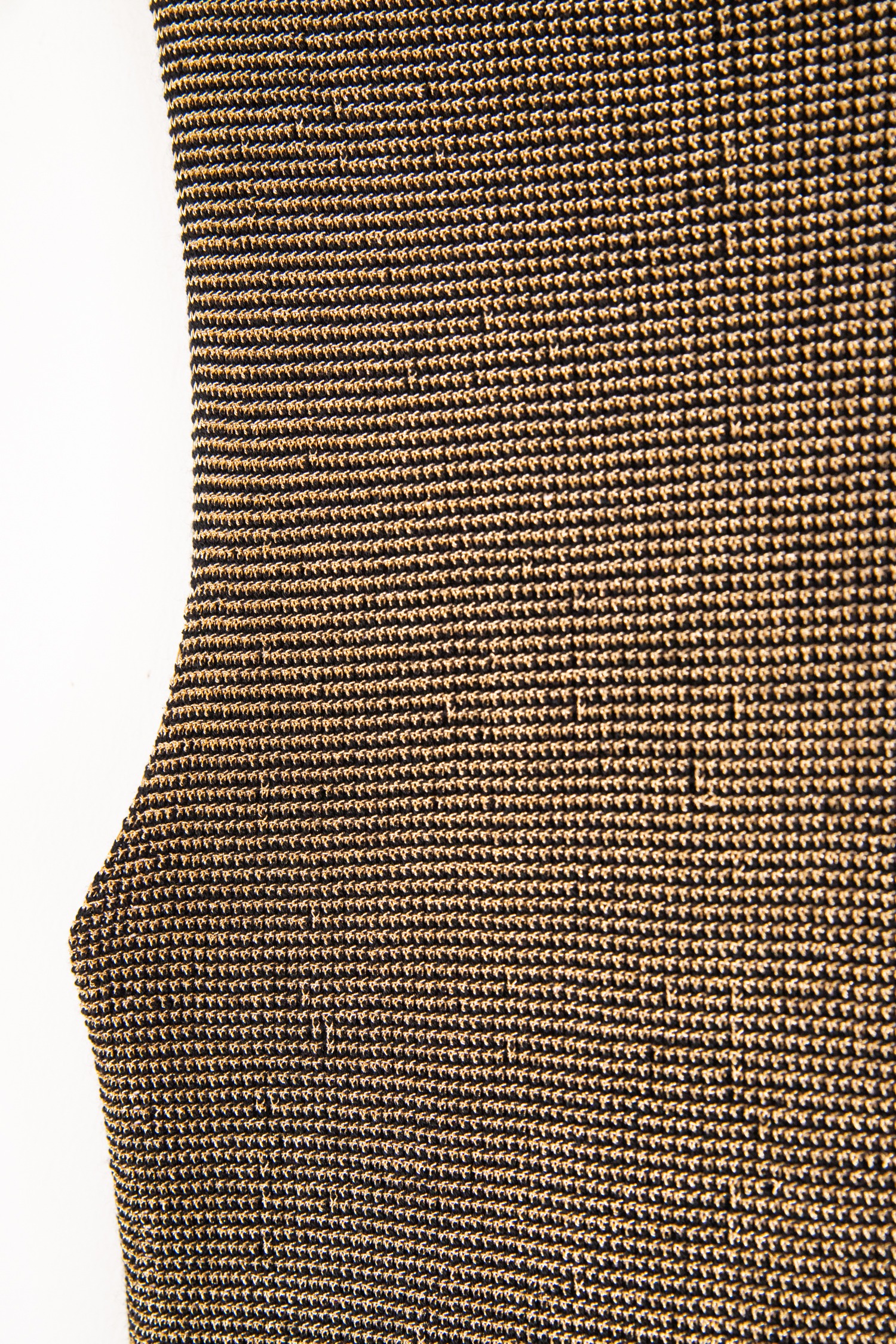 Nili Lotan Top mit Stehkragen in Gold und Schwarz