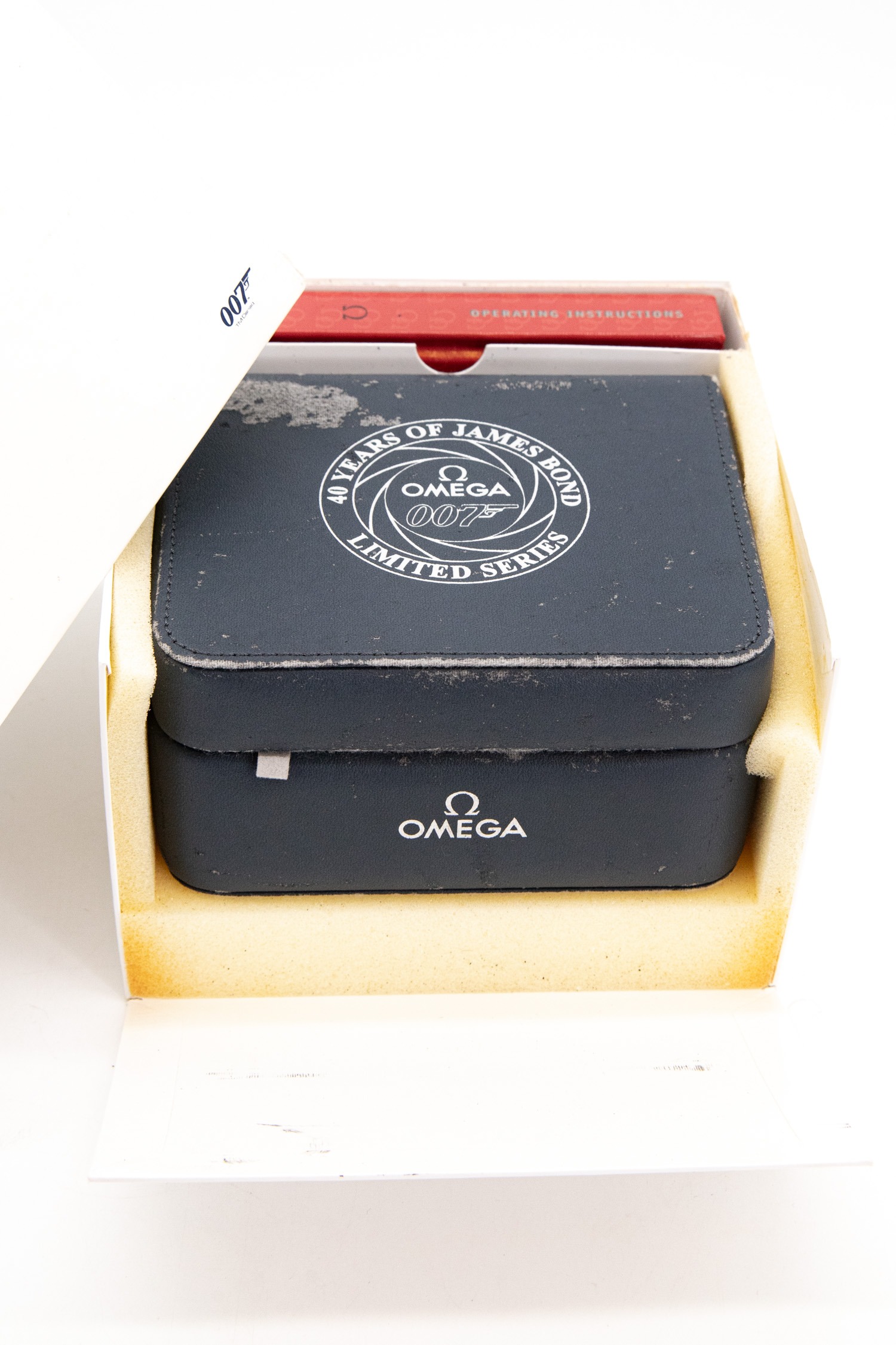 Omega "Seamaster Professional 007 Chronometer" Uhr in Blau und Schwarz