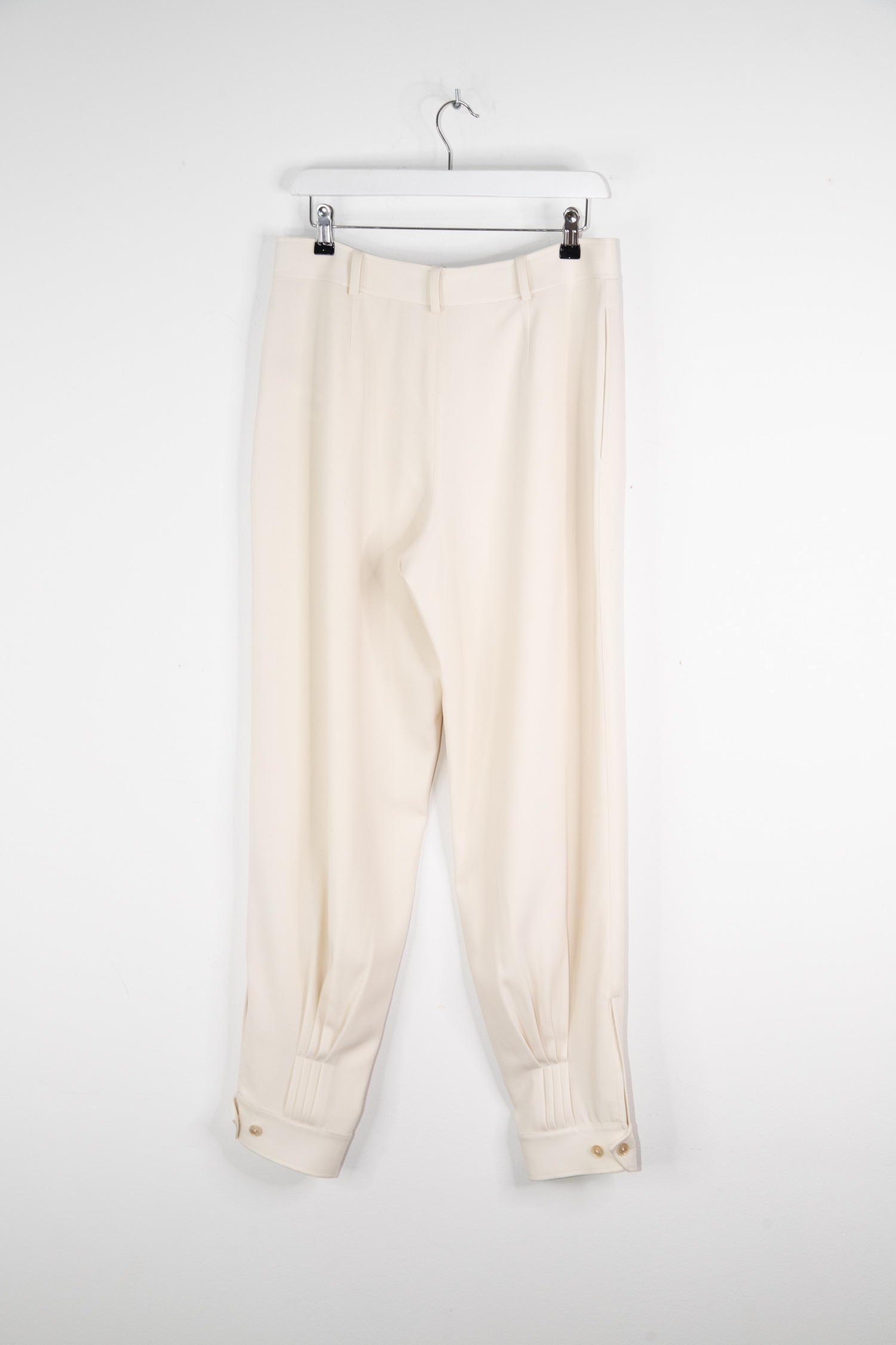 Ralph Lauren Hose mit Faltendetails in Ecru