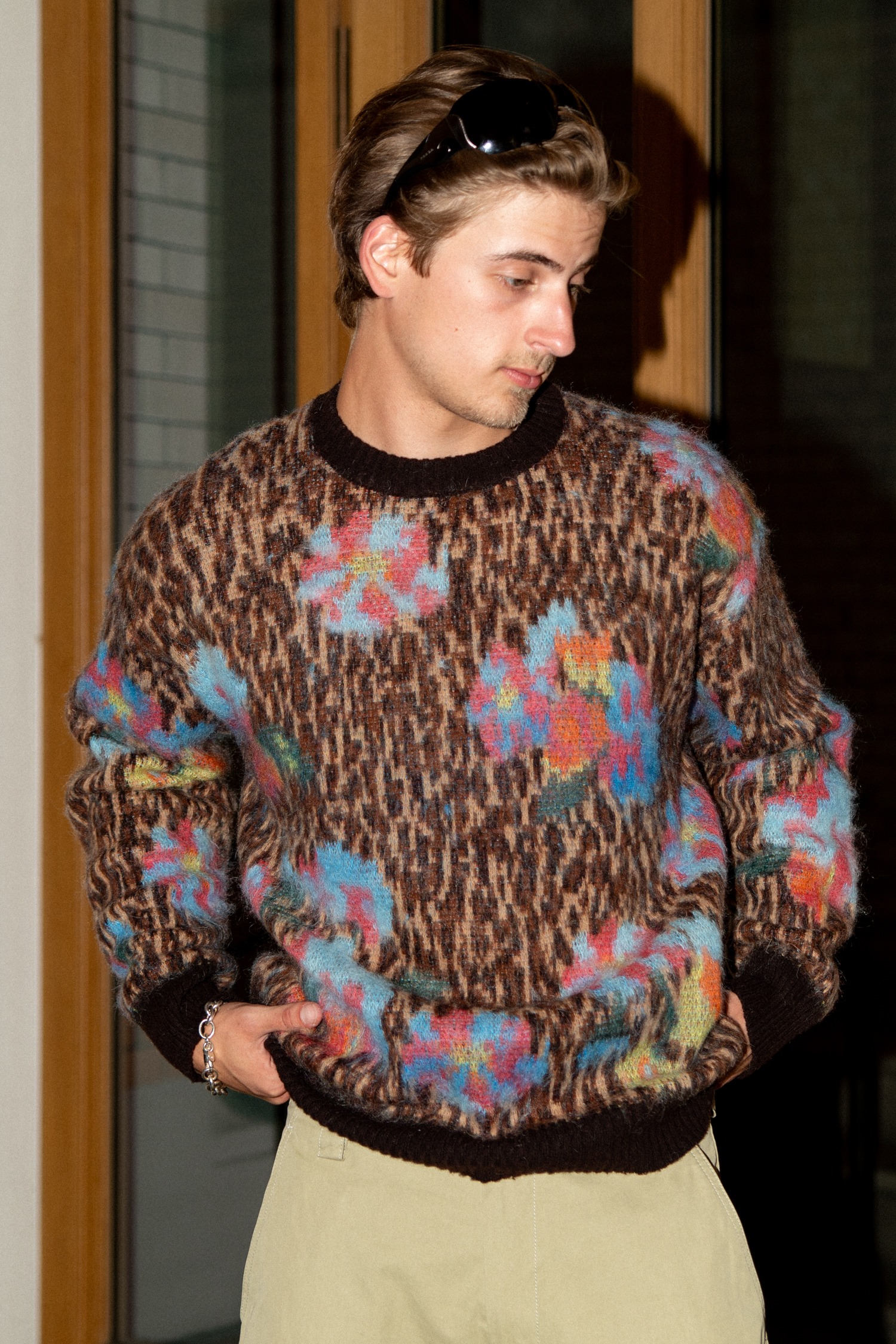 Roberta Collina Strickpullover mit Blumendetails