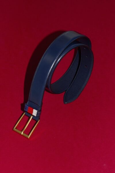 Gucci breiter Gürtel in Dunkelblau