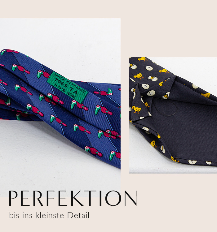 Krawatten von Hermès - Perfektion bis ins kleinste Detail