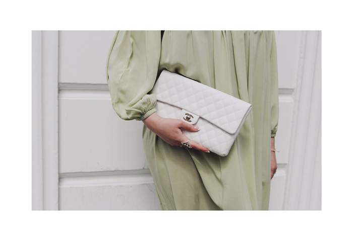 Chanel Flap Bag, weiß - gebraucht kaufen