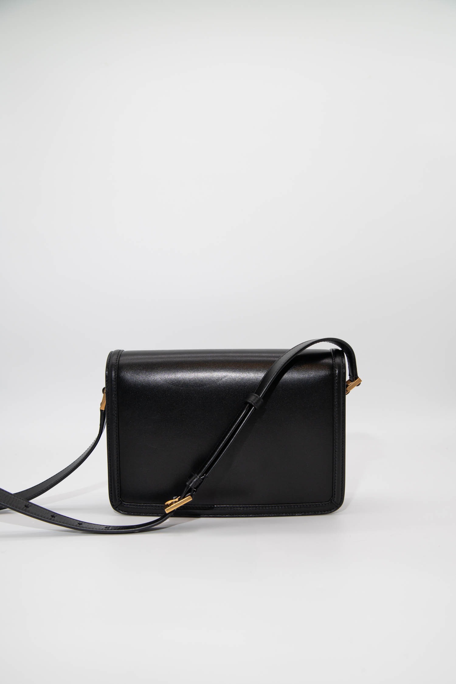Saint Laurent "Solferino Medium" Umhängetasche in Schwarz