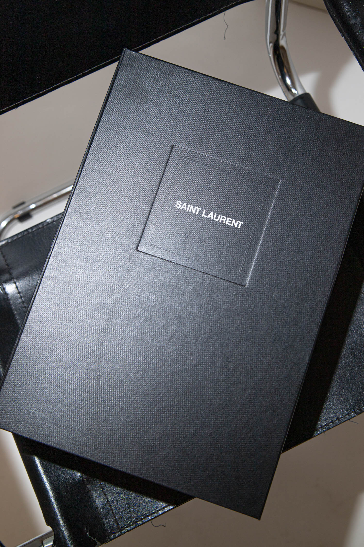Saint Laurent "Solferino Medium" Umhängetasche in Schwarz