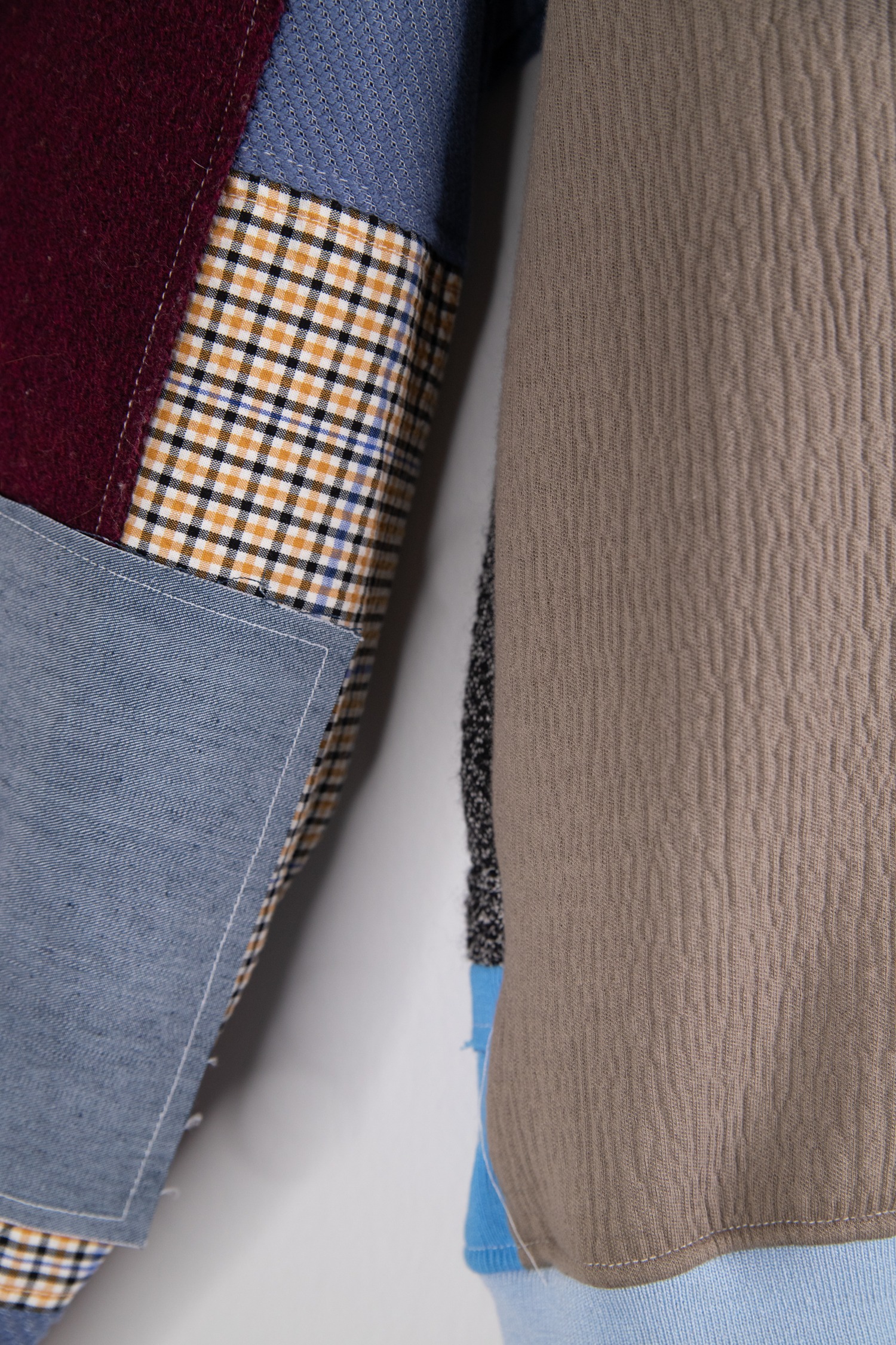 Murmaid Paris Patchwork Sweatshirt in Dunkelblau und Bunt