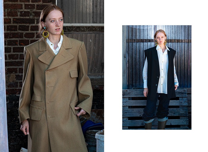 Ausgewählte Herbst-Looks für Damen mit Pre-Loved Designermode und Accessoires.