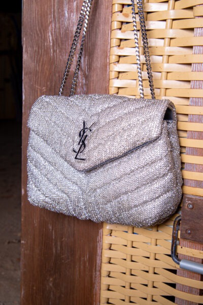 Saint Laurent "LouLou" strassbesetzte Handtasche