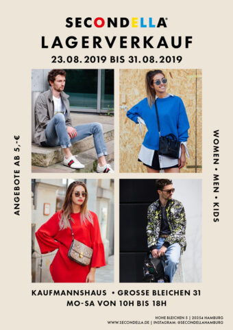 SECONDELLA Sommer-Lagerverkauf im Kaufmannshaus 2019
