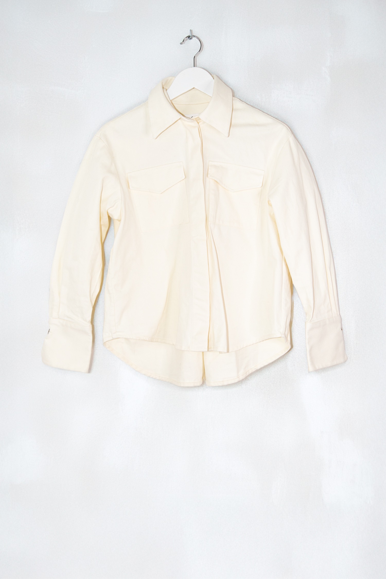 Seidensticker x Cloudy Hemdbluse in Ecru