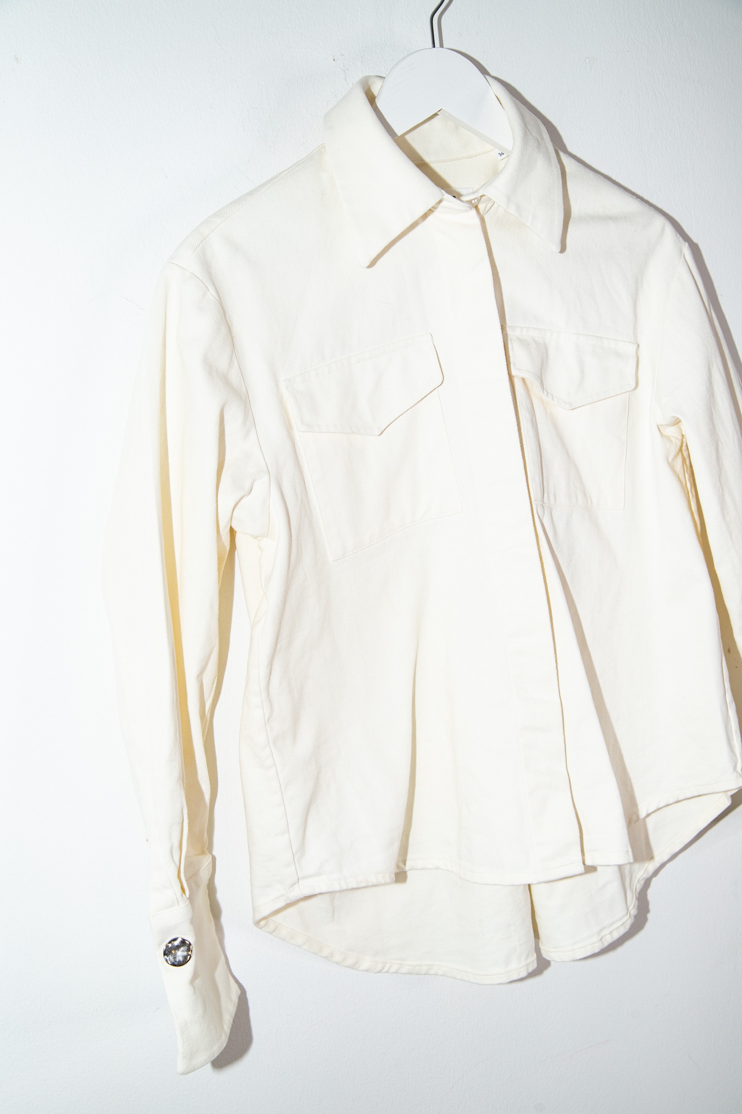 Seidensticker x Cloudy Hemdbluse in Ecru