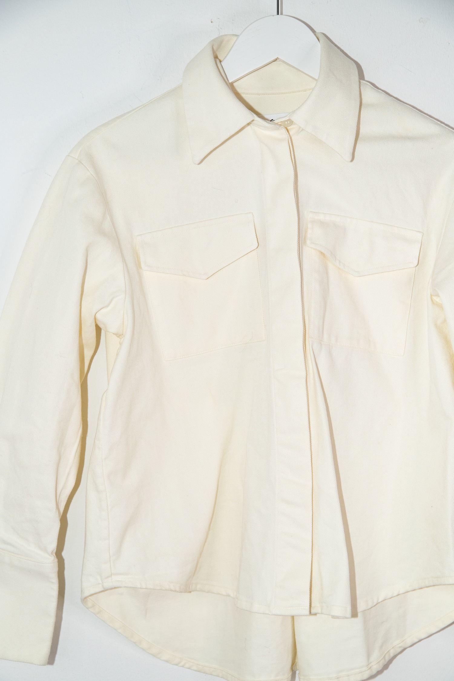 Seidensticker x Cloudy Hemdbluse in Ecru