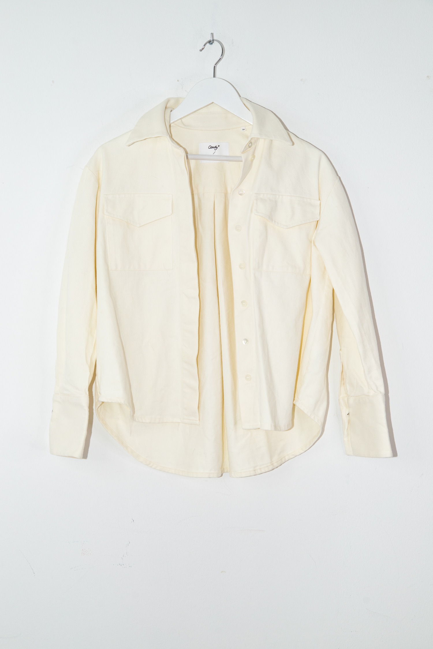 Seidensticker x Cloudy Hemdbluse in Ecru