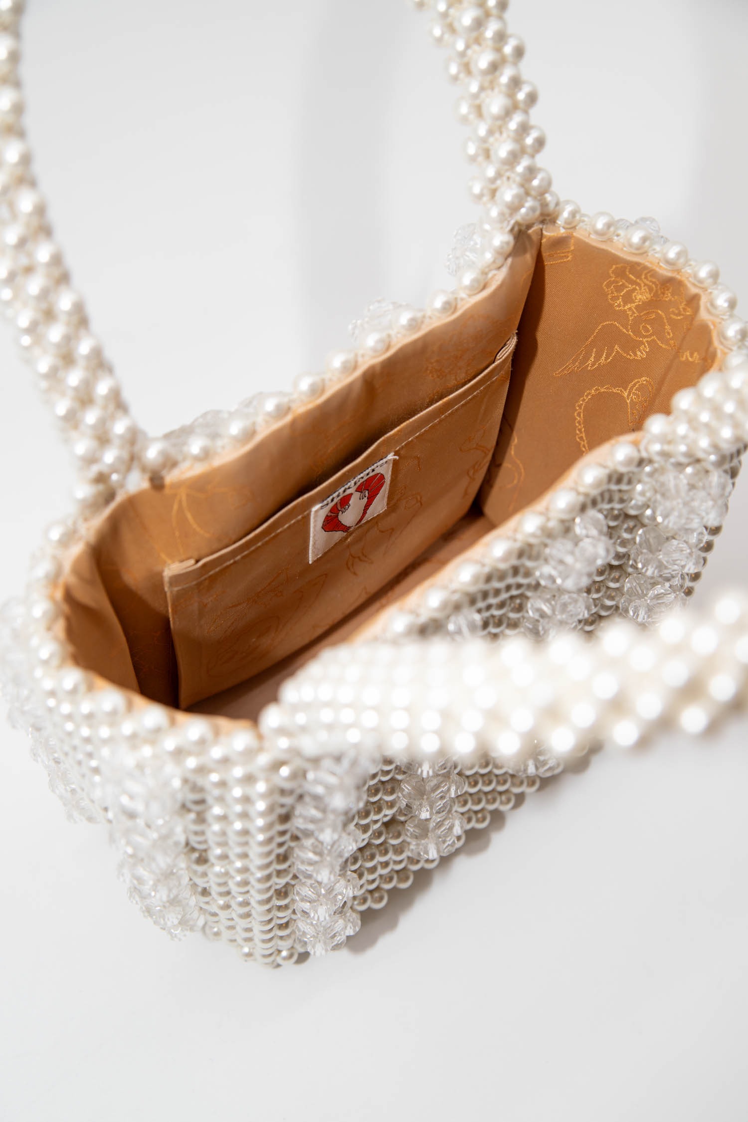 Shrimps "Mini Antonia" Handtasche mit Perlen