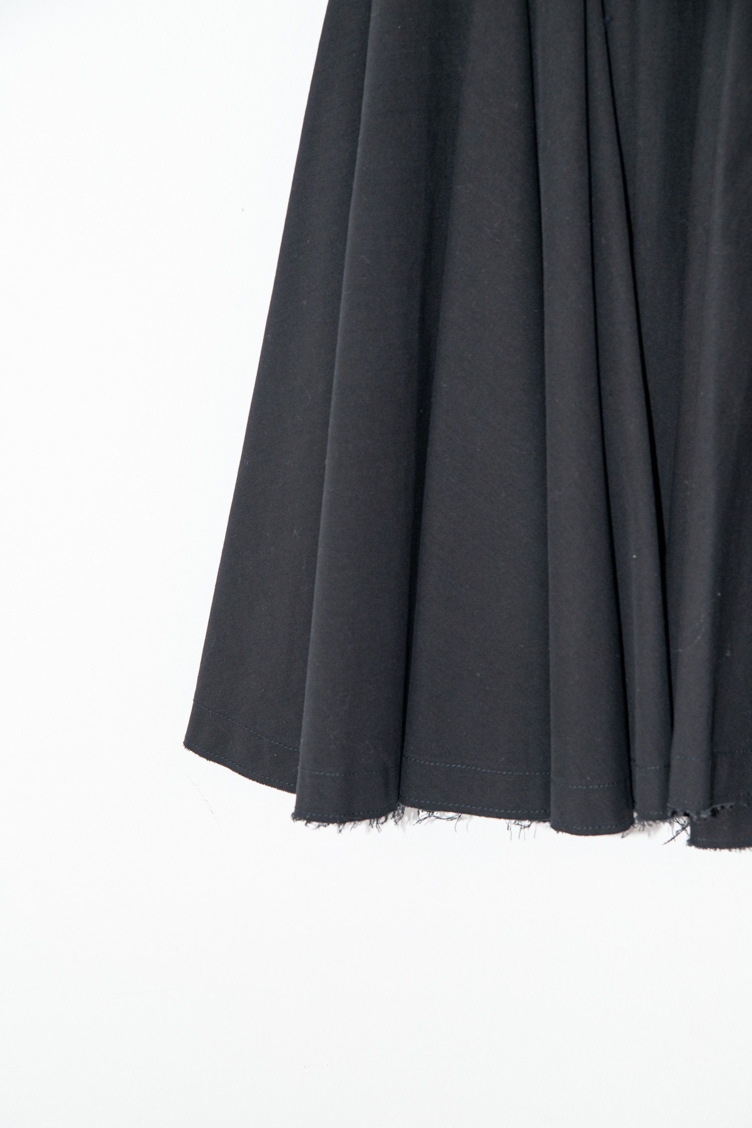 Sportmax Midirock mit Falten in Schwarz