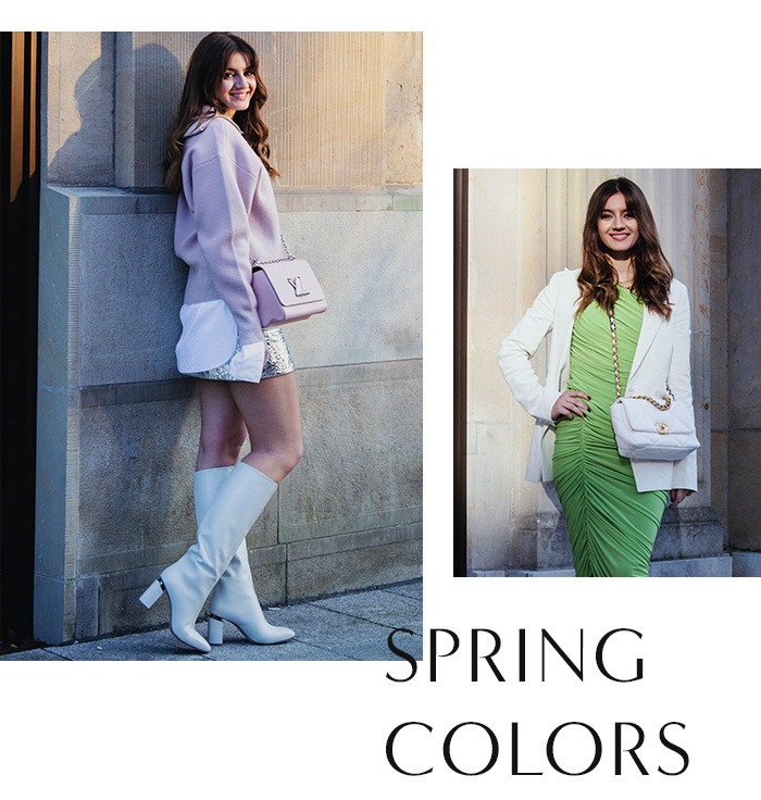 Mode & Accessoires in Frühlingsfarben