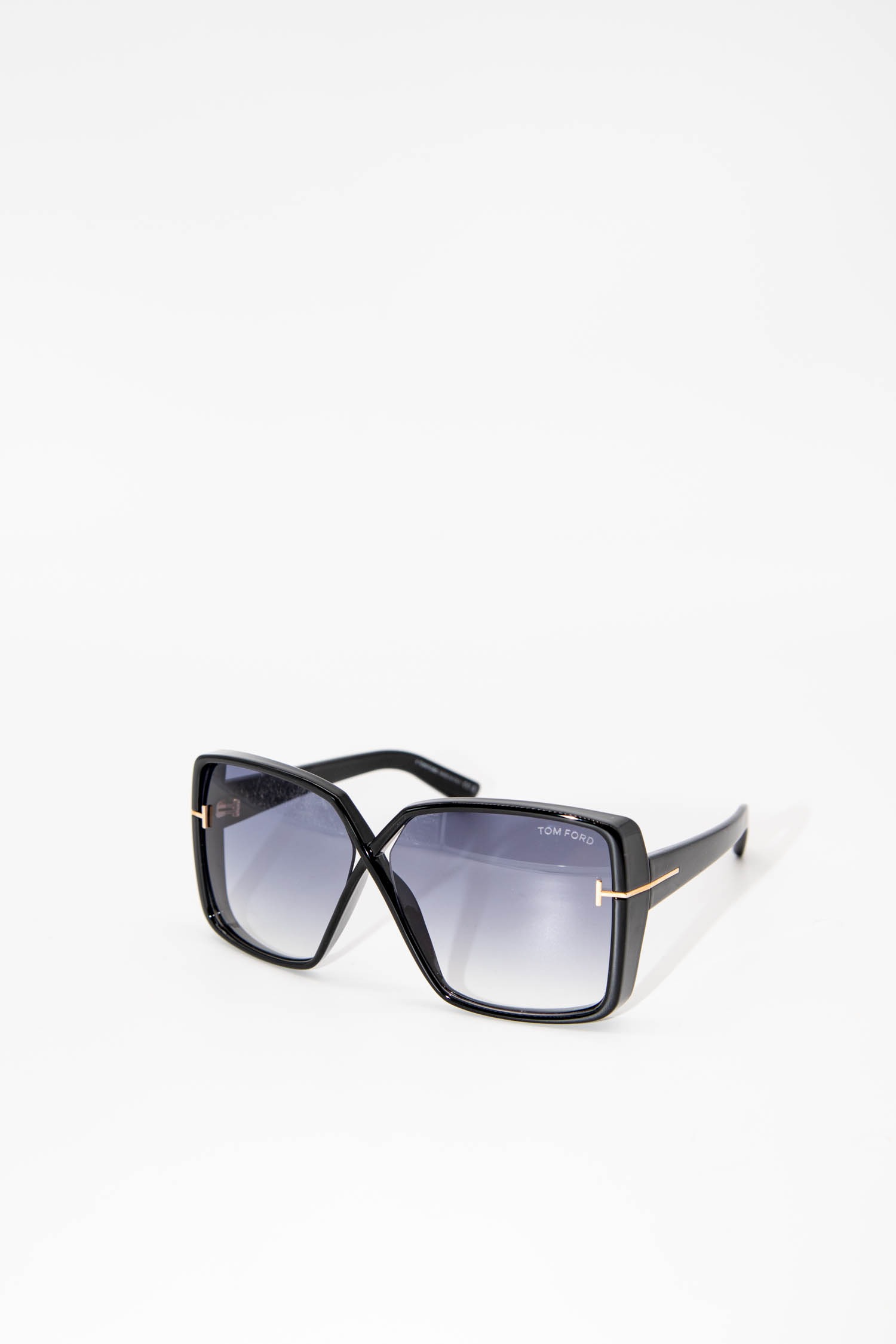 Tom Ford "Yvonne" Sonnenbrille in Schwarz
