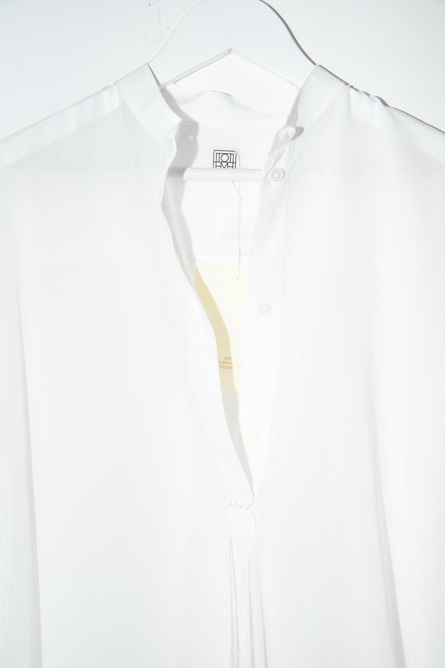 TOTEME Bluse mit Fransendetail in Weiß