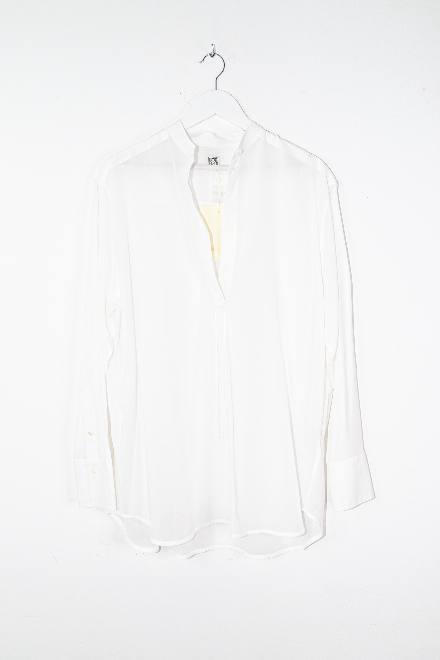 TOTEME Bluse mit Fransendetail in Weiß