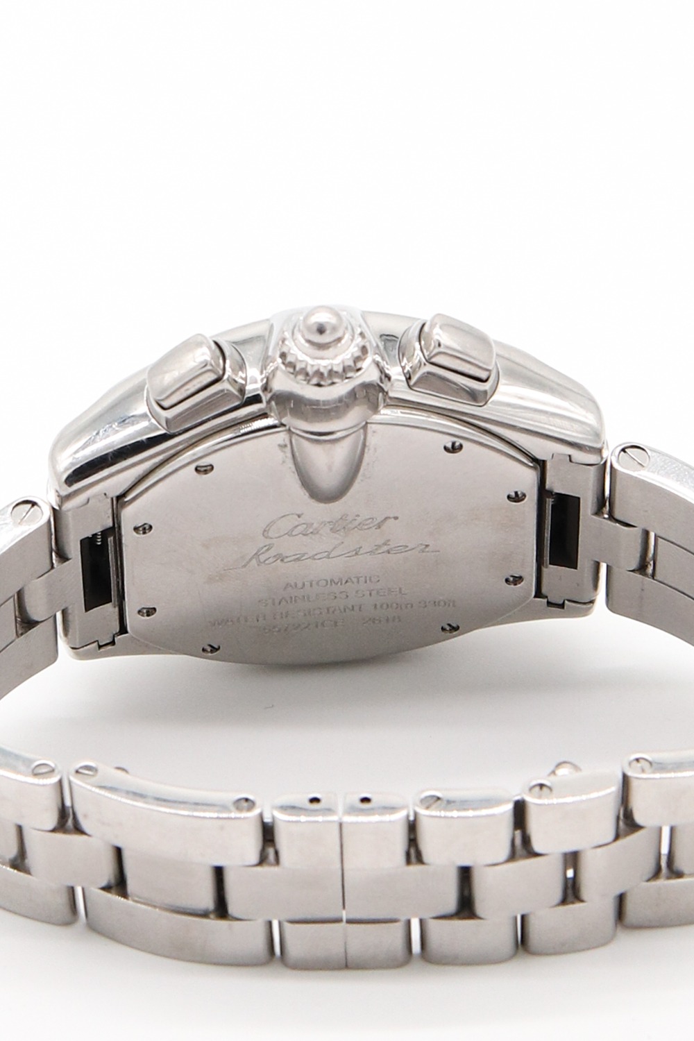 Cartier Roadster Chronograph Uhr in Silber