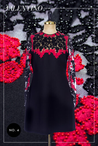 Valentino Kleid, perlenbestickt