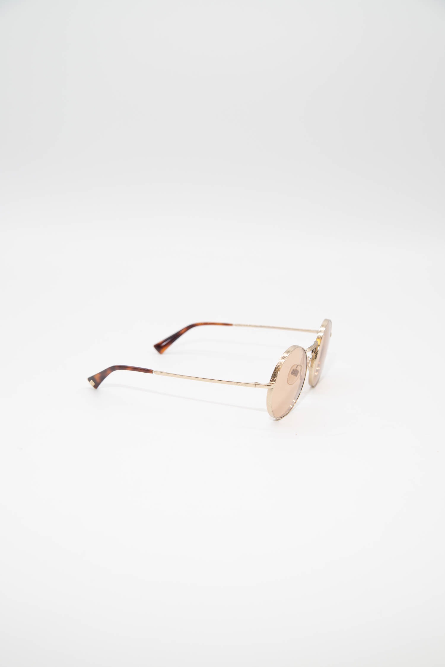 Valentino "VA2024" runde Sonnenbrille in Gold