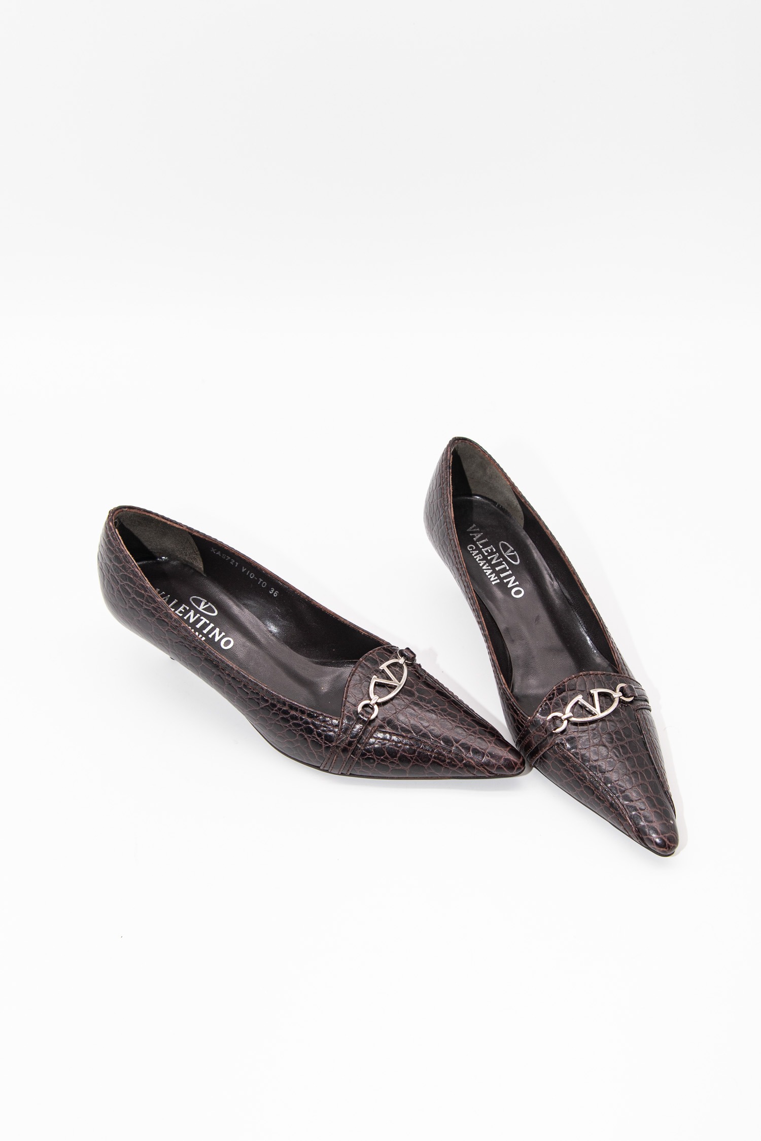 Valentino Pumps in Dunkelbraun