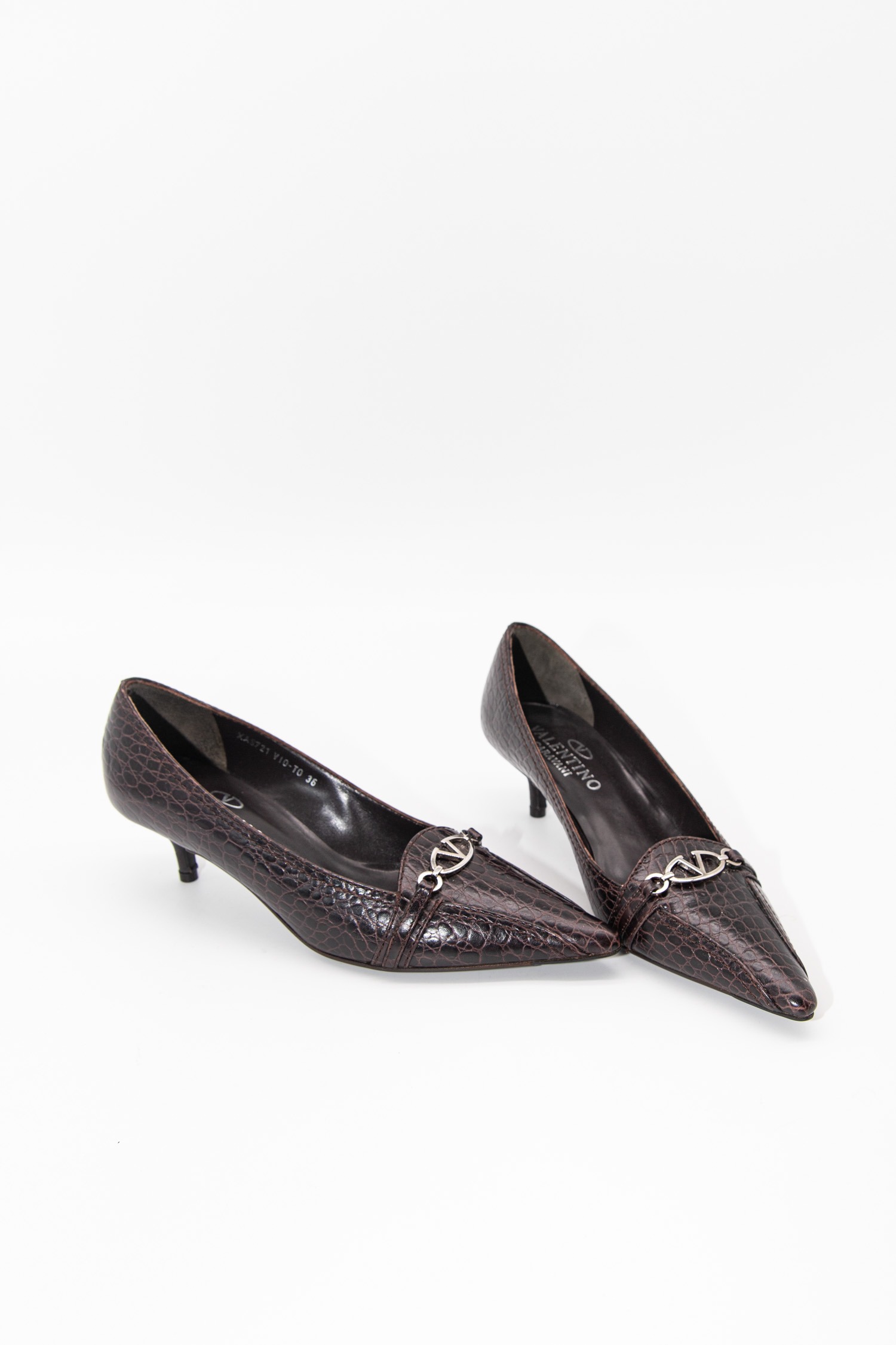 Valentino Pumps in Dunkelbraun