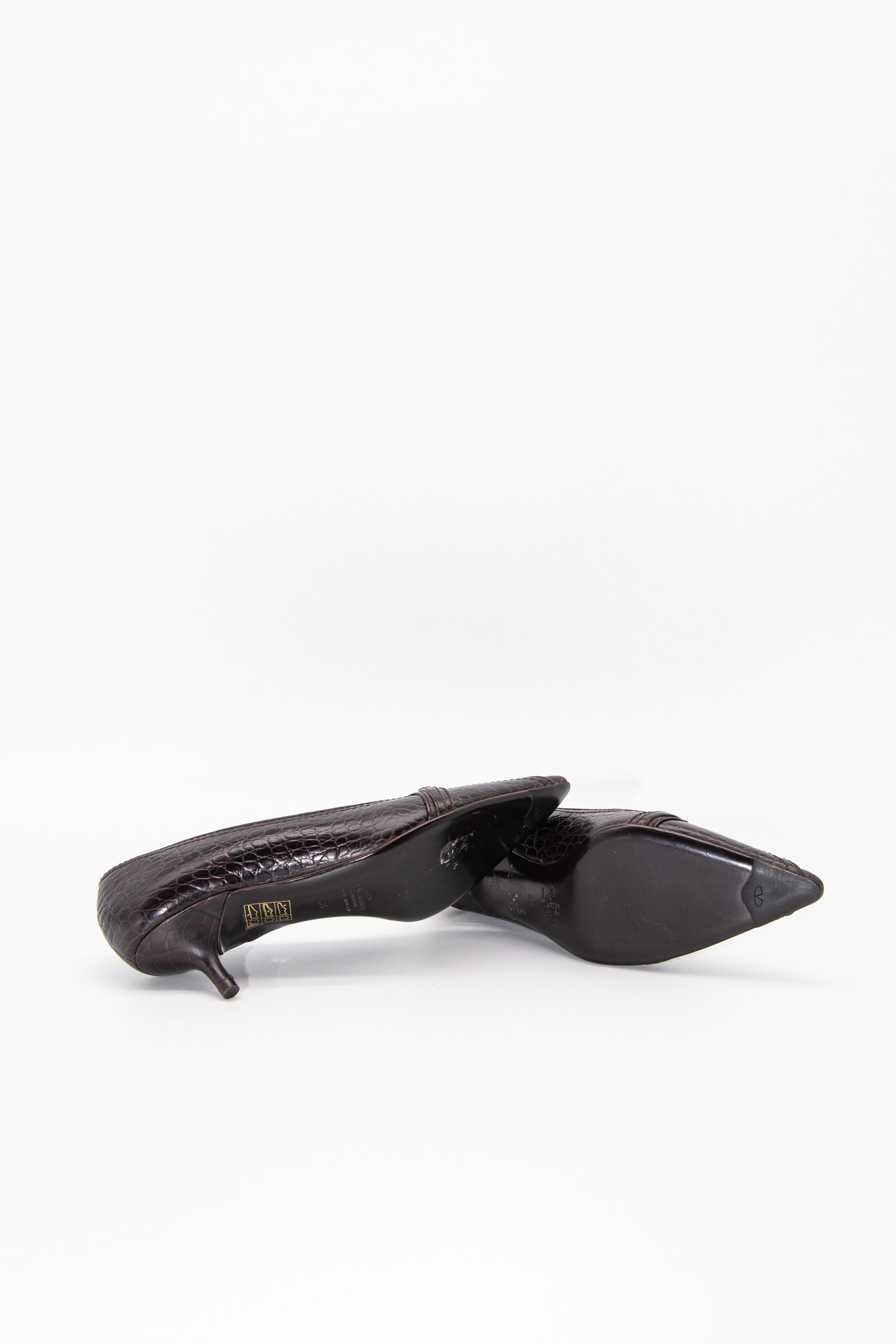 Valentino Pumps in Dunkelbraun