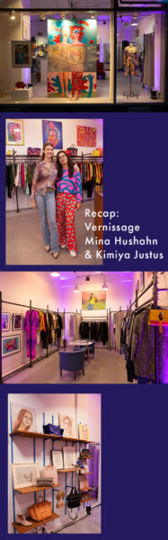 Recap Vernissage Mina Hushahn & Kimiya Justus x SECONDELLA