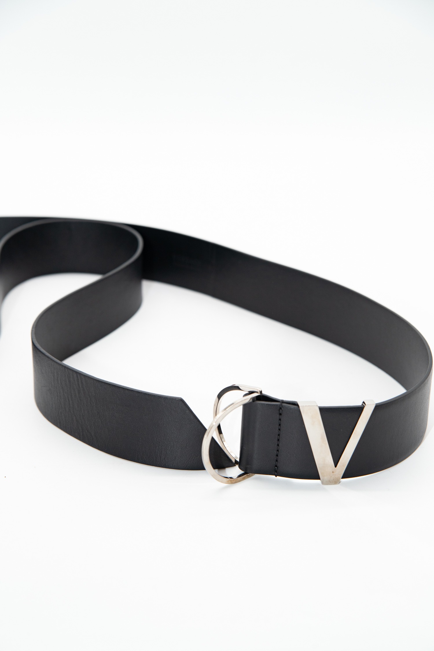 Versace Gürtel in Schwarz und Silber