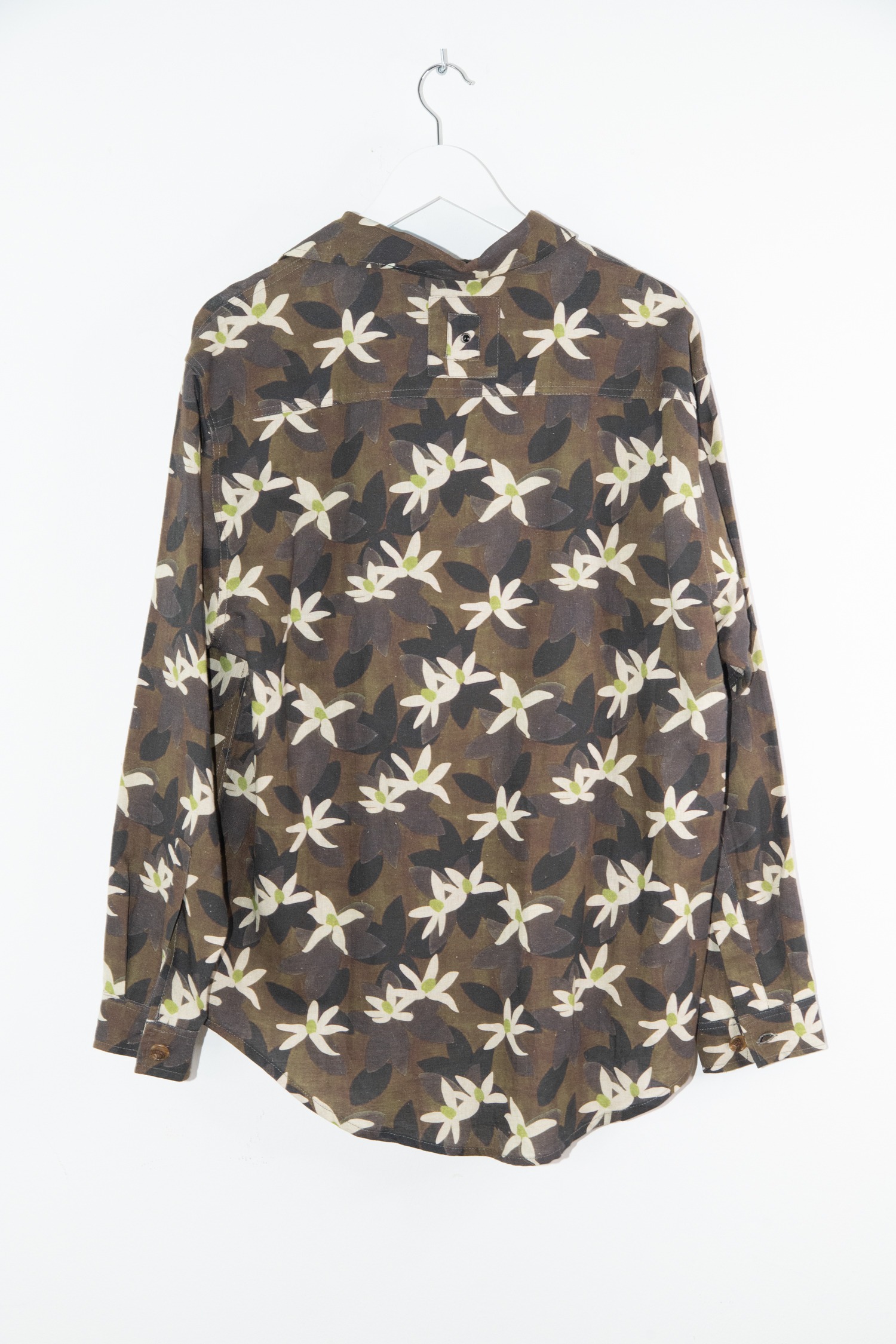 White Sand Hemd in Oliv und Beige