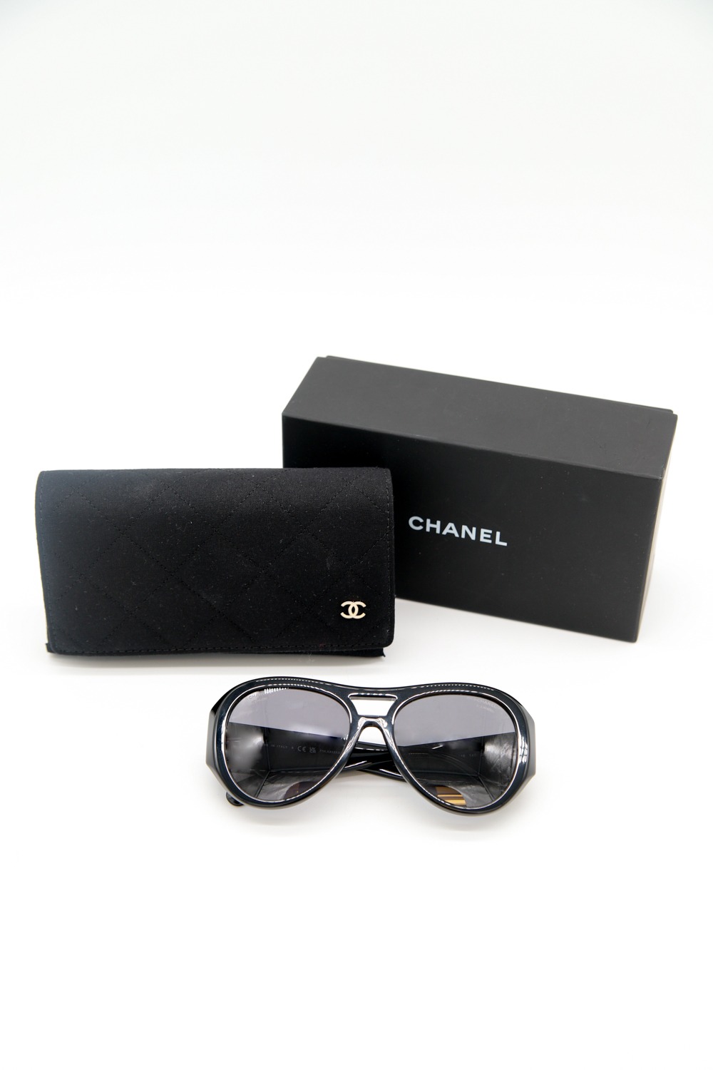 Chanel Sonnenbrille in Schwarz