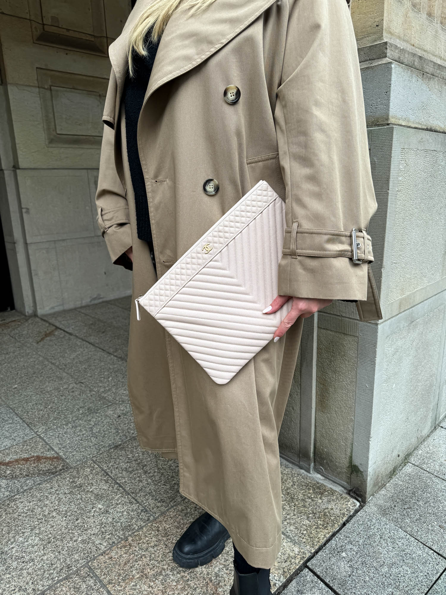 Chanel Clutch in Puderrosa