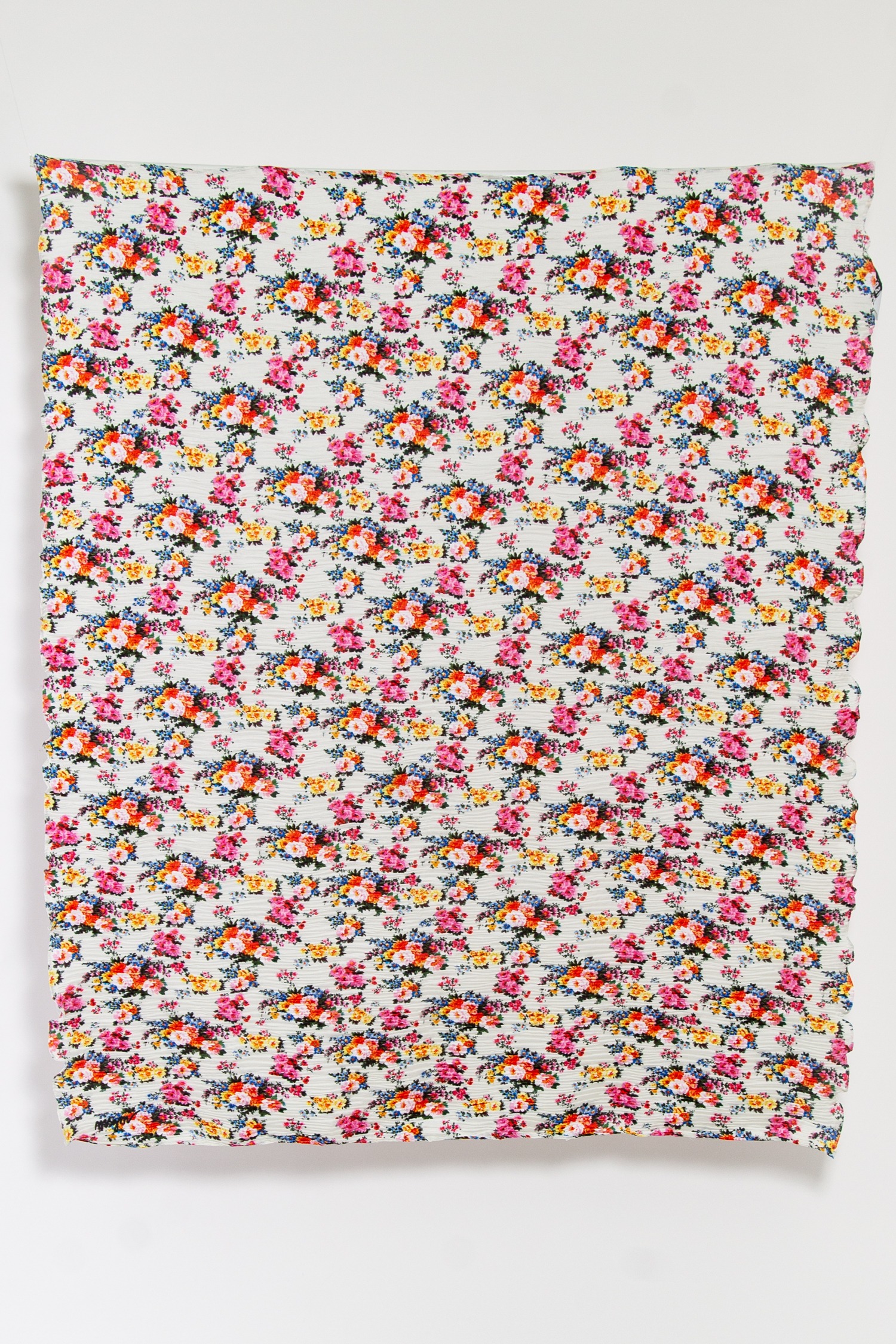 MSGM Plissiertes Tuch mit Blumenmuster