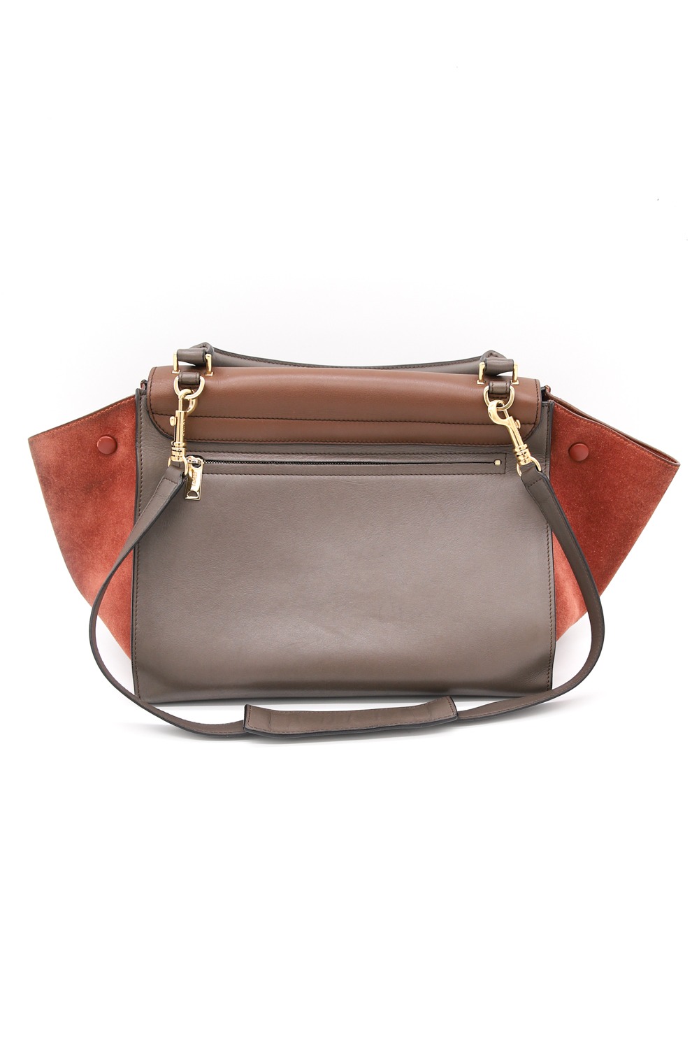 Celine "Trapeze" Tasche in Braun und Grau