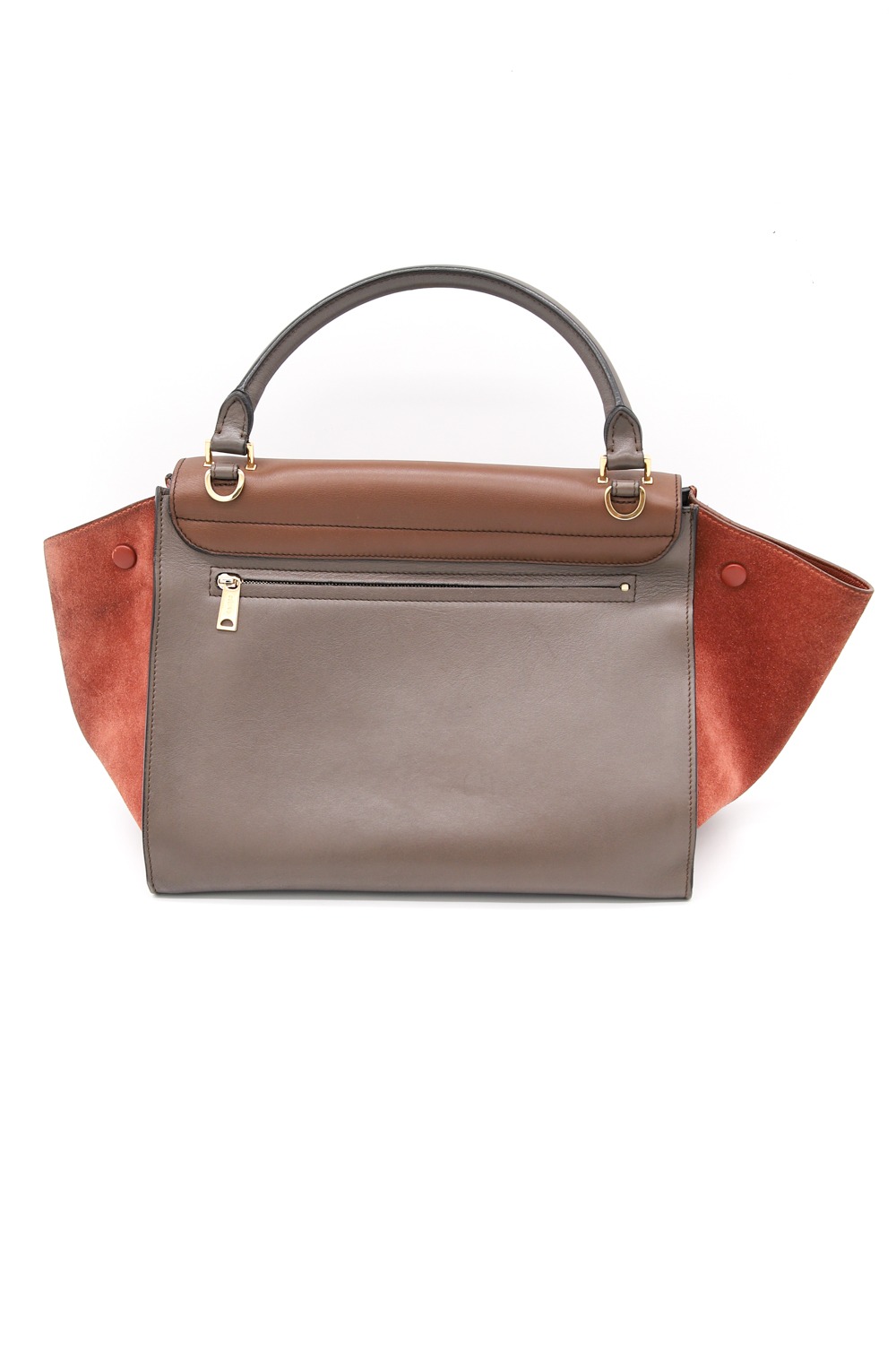 Celine "Trapeze" Tasche in Braun und Grau