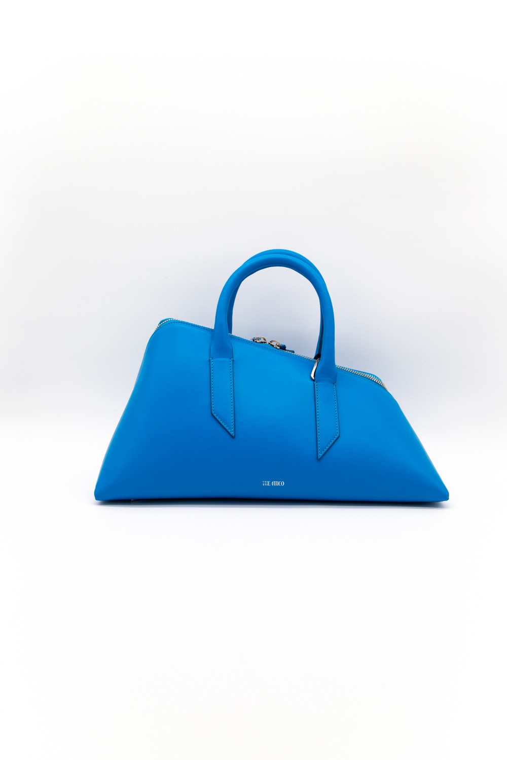 The Attico "24H" asymmetrische Handtasche in Blau