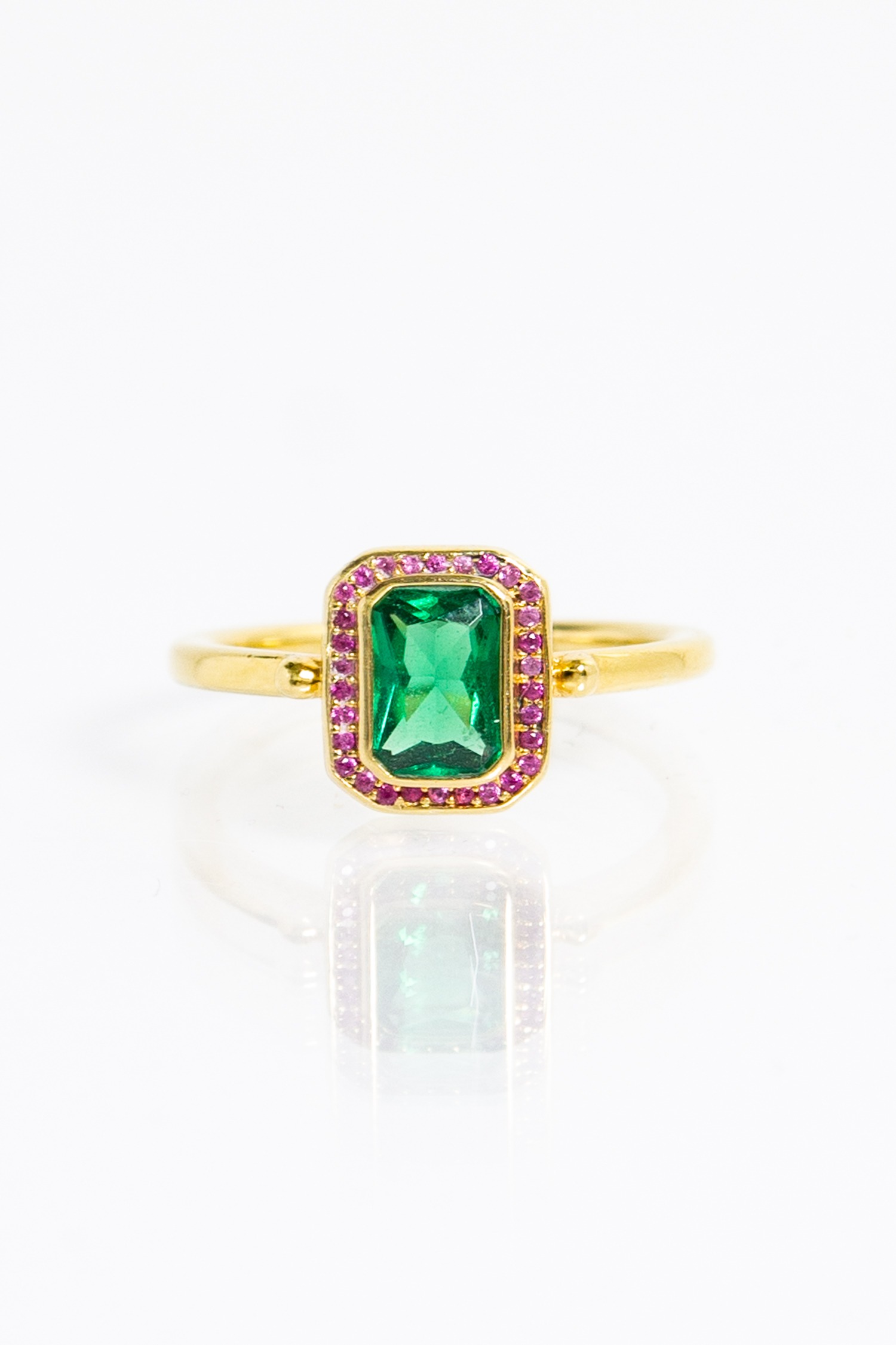 Thomas Sabo Ring mit Steinbesatz in Gold