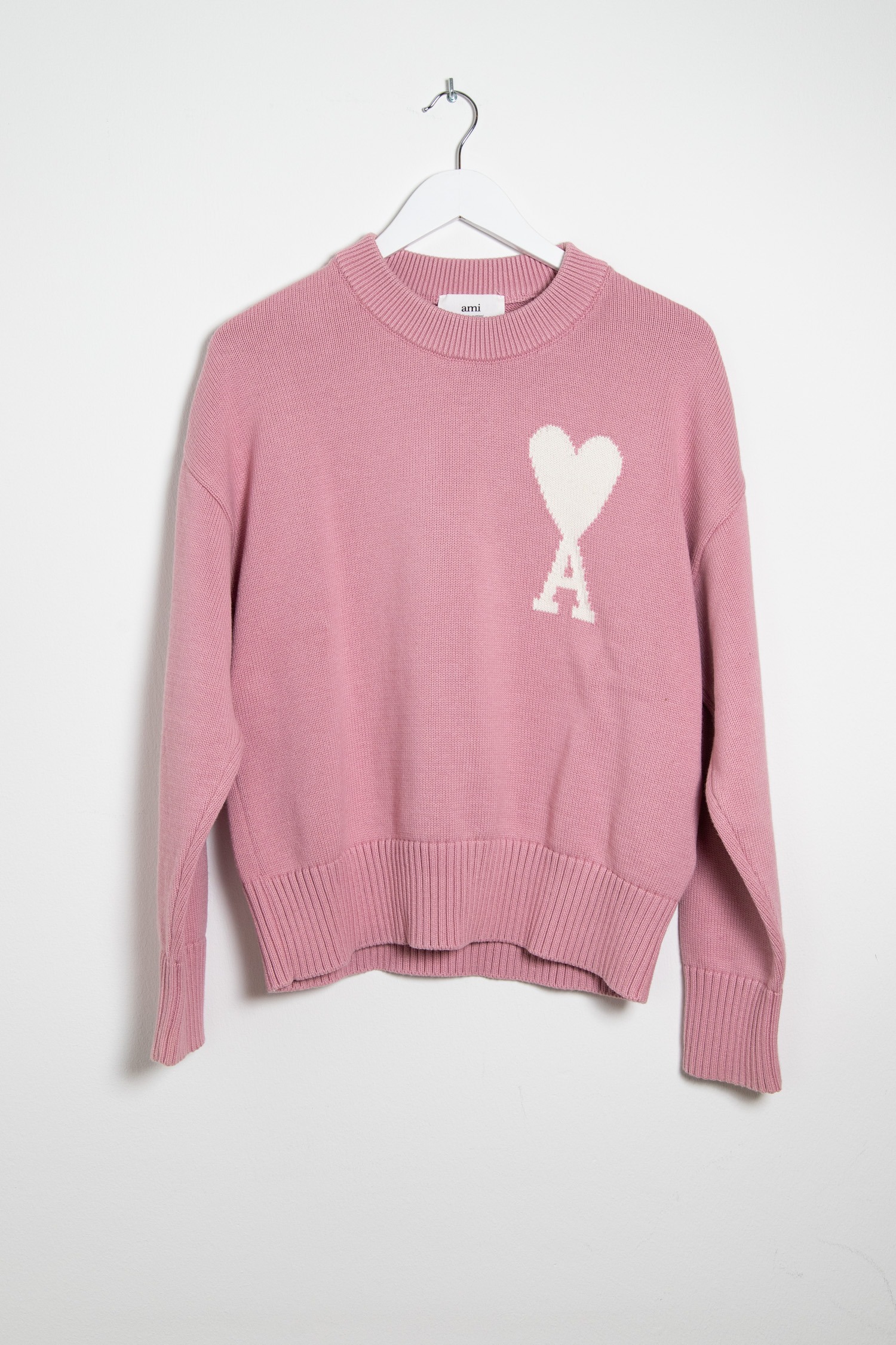 Ami "Ami de Coeur" Strickpullover in Rosa