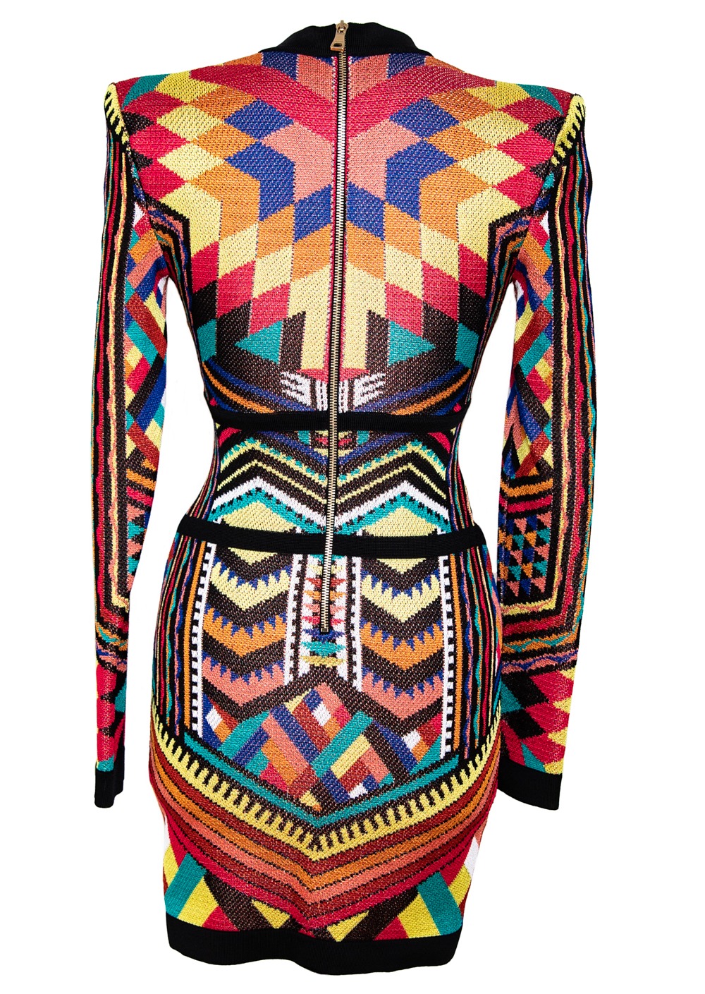 Balmain Minikleid in Bunt