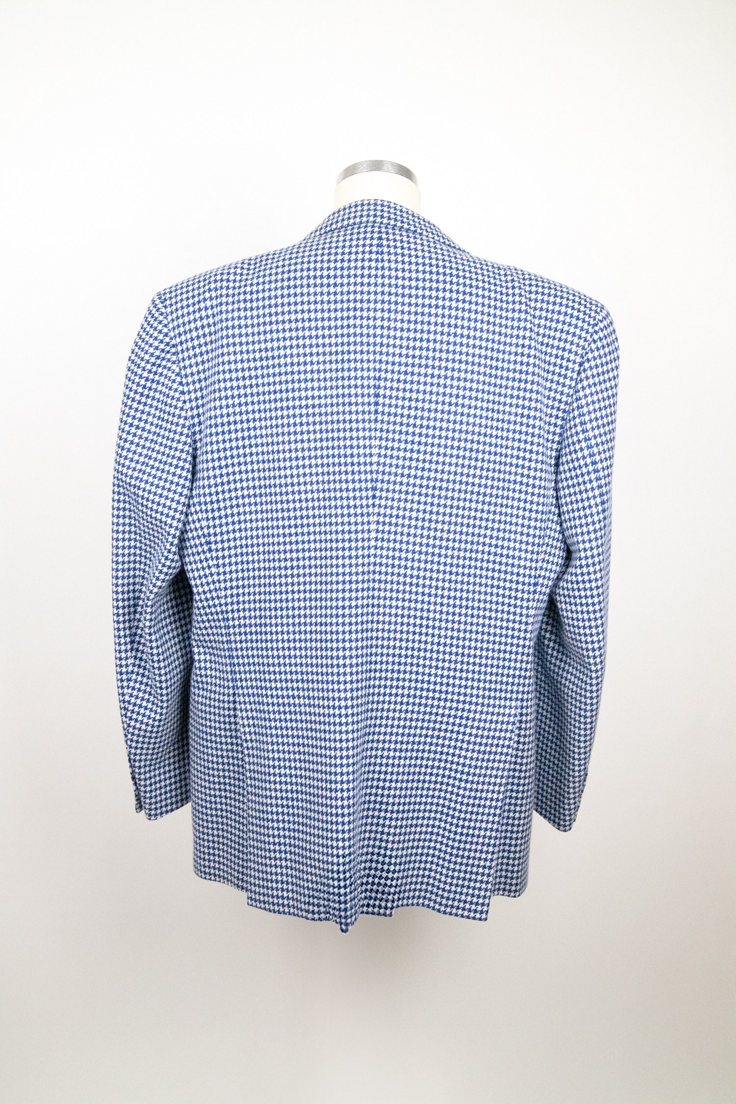 Brioni Vintage Jackett mit Hahnentrittmuster in Blau