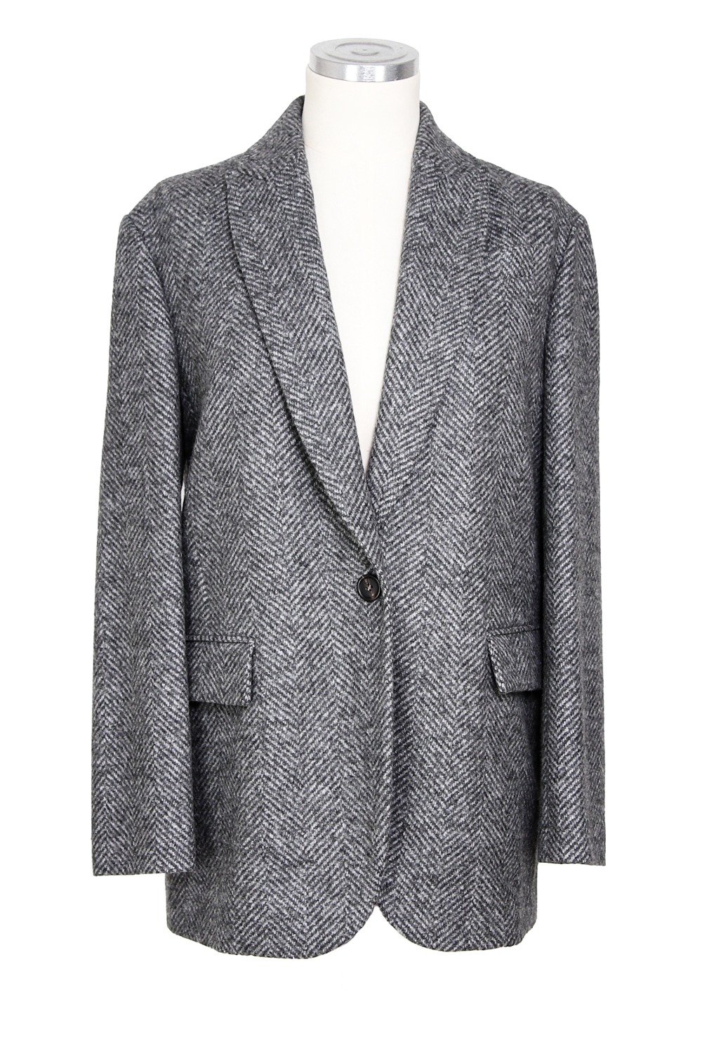 Brunello Cucinelli Wollblazer in Grau