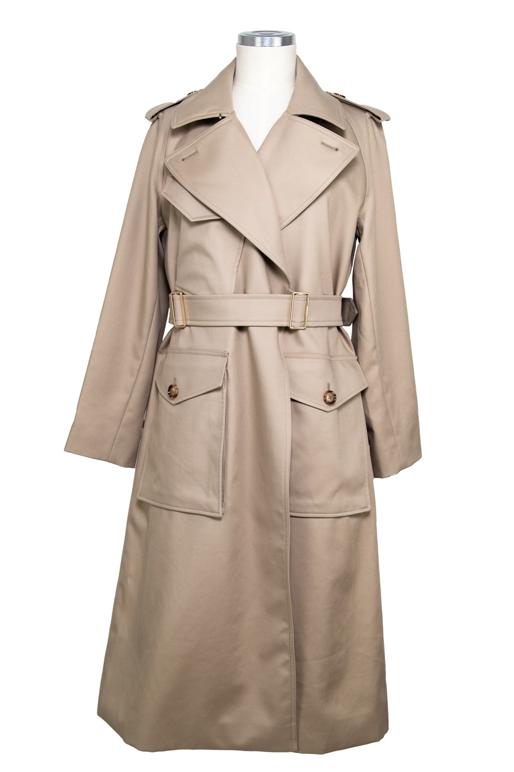 Burberry Trenchcoat mit großen Pattentaschen in Beige