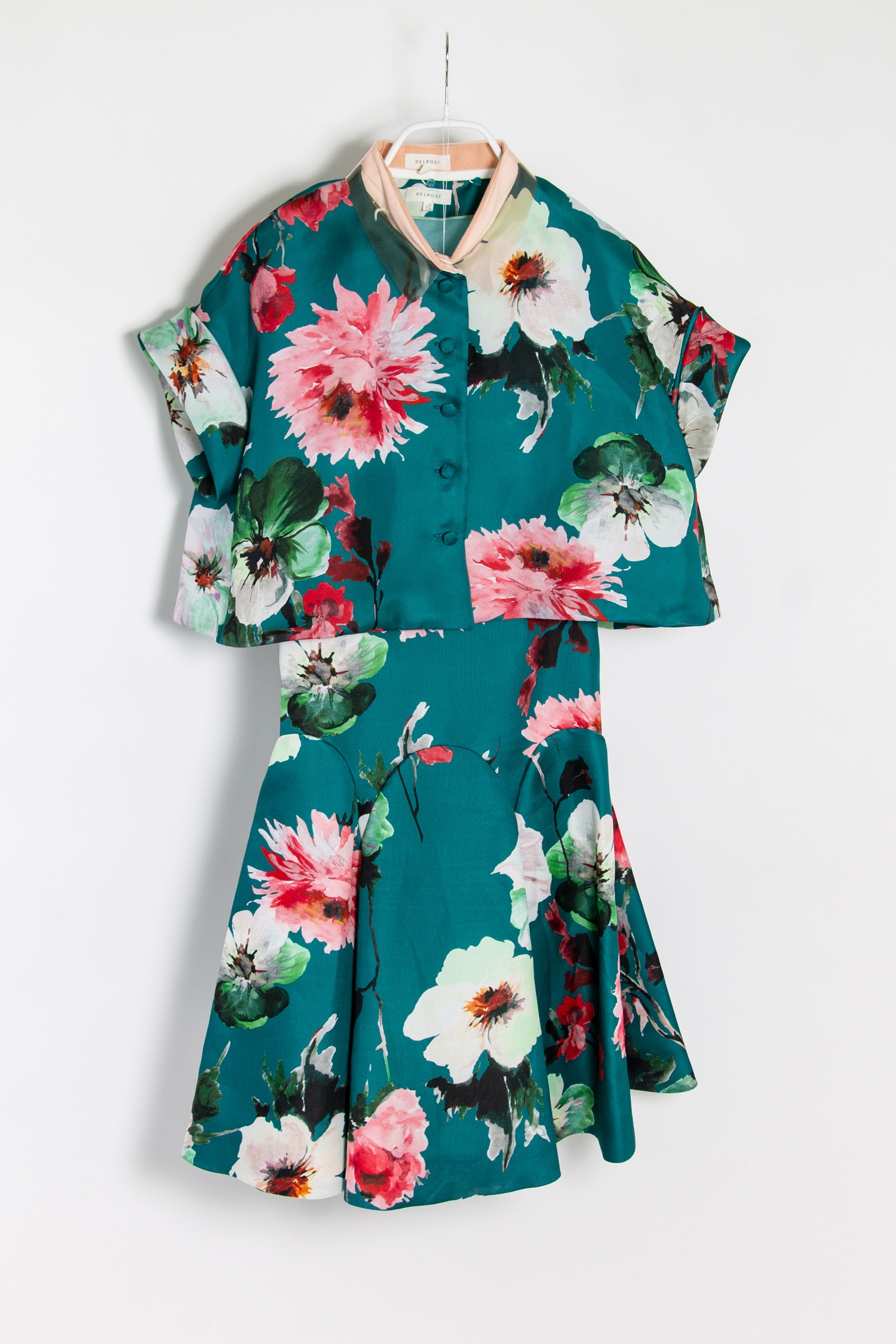 Delpozo Set mit aufwändigem Blumenprint