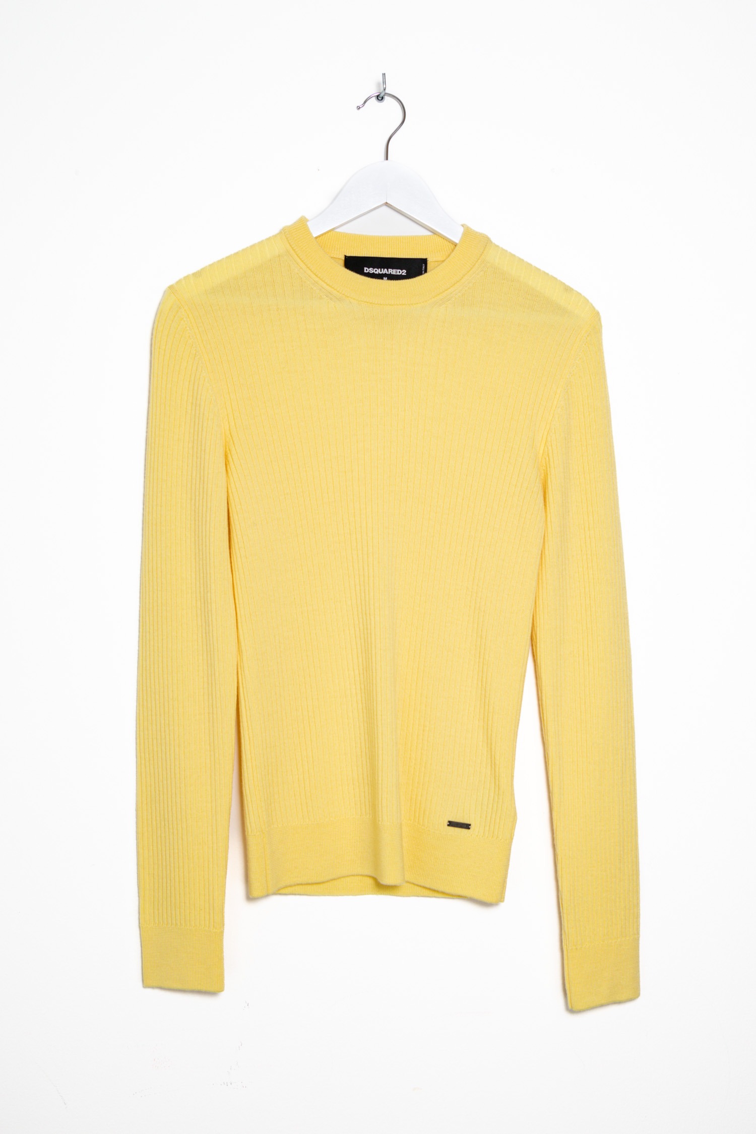 Dsquared2 Rippstrick Longsleeve in Gelb