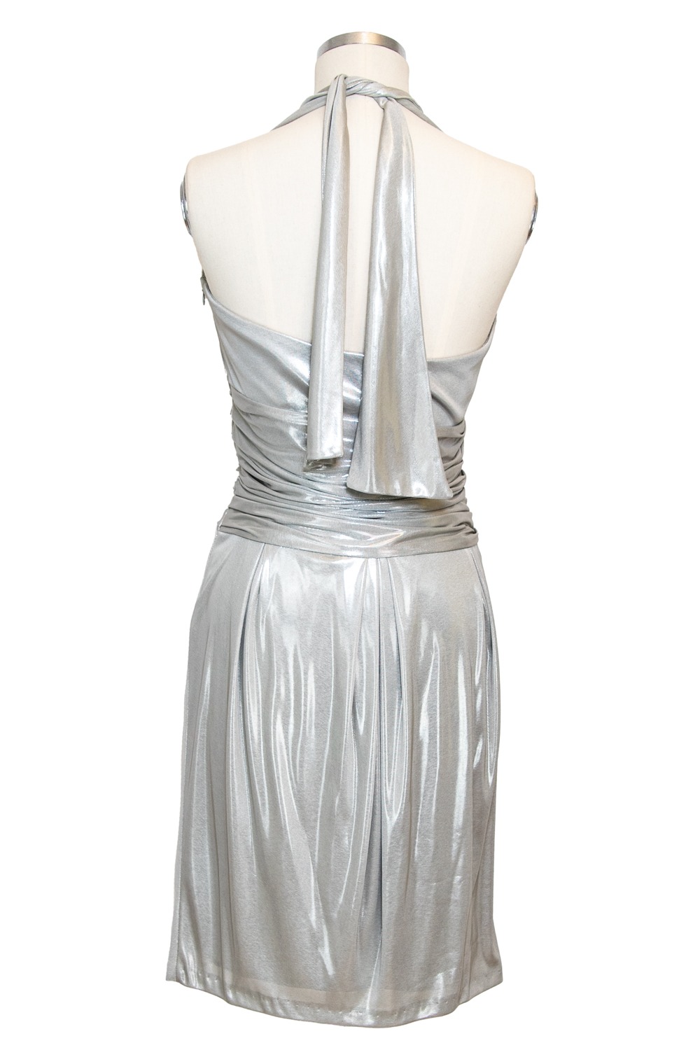 Jiki Monte-Carlo Vintage Kleid in Silber