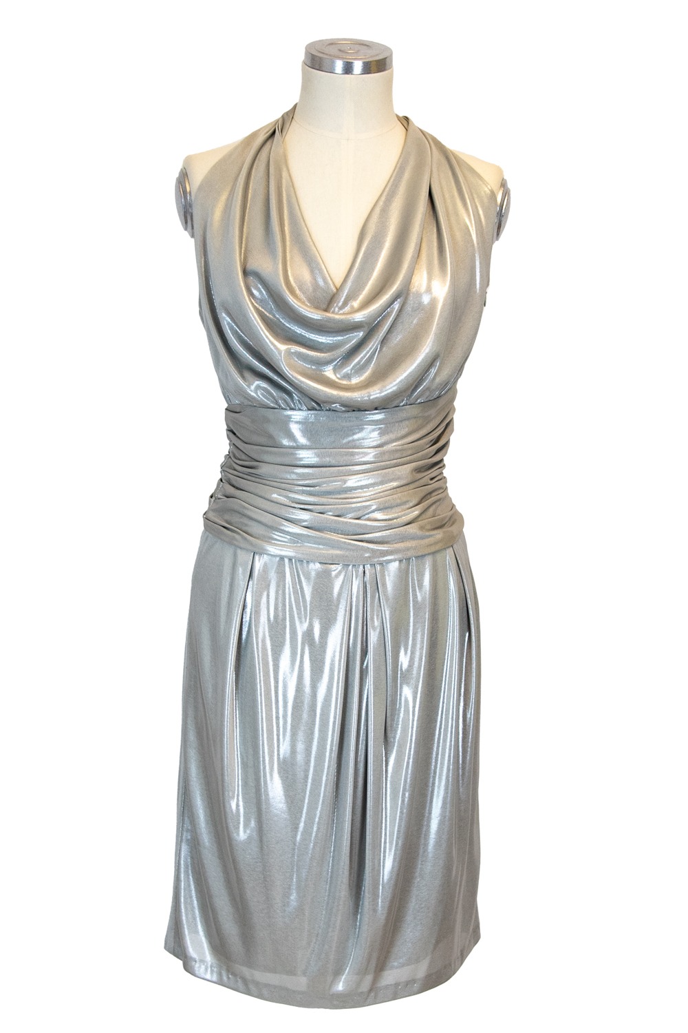 Jiki Monte-Carlo Vintage Kleid in Silber